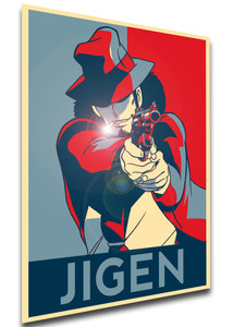 Poster Propaganda - Lupin the Third - Daisuke Jigen Variant - LL3228 Poster Propaganda - Lupin the Third - Daisuke Jigen Variant - LL3228