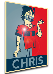 Poster Propaganda - Total Drama - Chris McLean - LL0720