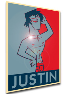 Poster Propaganda - Total Drama - Justin - LL0727