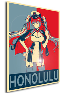 Poster - Propaganda - Azur Lane - Honolulu