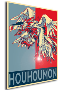 Poster - Propaganda - Digimon - Houhoumon