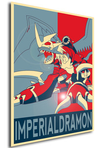 Poster - Propaganda - Digimon - Imperialdramon Variant