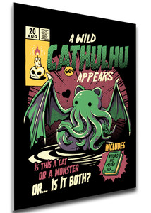 Forex Panel A4 Cat horror cthulhu