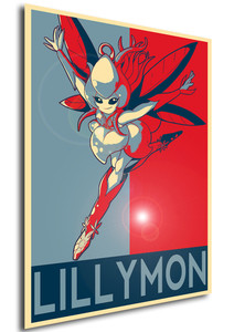 Poster - Propaganda - Digimon - Lillymon