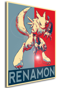 Poster - Propaganda - Digimon - Renamon