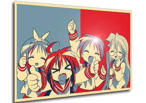 Poster - Propaganda Full  - Lucky Star - Characters