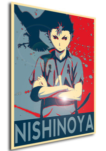 Poster - Propaganda  - Haikyuu - Karasuno Team - Nishinoya Yu