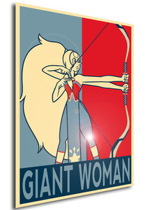 Poster - Propaganda - Steven Universe - Opal variant giant woman Poster - Propaganda - Steven Universe - Opal variant giant woman