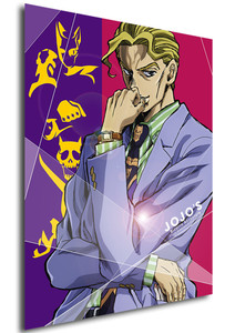 Poster - Locandina - Anime - Jojo's Bizarre Adventures - Diamond is Unbreakable - Kira Poster - Locandina - Anime - Jojo's Bizarre Adventures - Diamond is Unbreakable - Kira