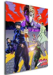 Poster - Locandina - Anime - Jojo's Bizarre Adventures - Diamond is Unbreakable Poster - Locandina - Anime - Jojo's Bizarre Adventures - Diamond is Unbreakable