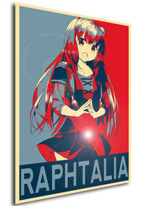 Poster - Propaganda - Rising of the shield hero - Tate No Yuusha - Raphtalia A Poster - Propaganda - Rising of the shield hero - Tate No Yuusha - Raphtalia A