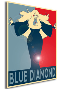 Poster - Propaganda - Steven Universe - Blue Diamond