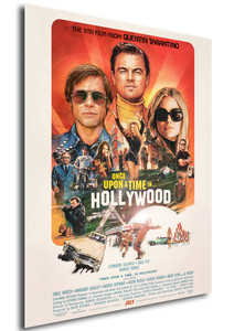 Poster - Locandina - Film - Once Upon a Time in Hollywood variant Poster - Locandina - Film - Once Upon a Time in Hollywood variant