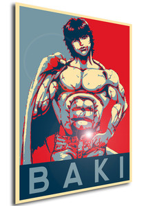 Poster - Propaganda - Baki The Grappler - Hanma Baki Variant 2