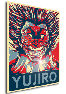 Poster - Propaganda - Baki The Grappler - Yujiro Hanma Variant 2 Poster - Propaganda - Baki The Grappler - Yujiro Hanma Variant 2