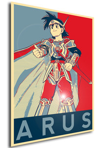Poster - Propaganda - Dragon Quest - Emblem Of Roto - Arus Variant Poster - Propaganda - Dragon Quest - Emblem Of Roto - Arus Variant
