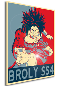 Poster Propaganda Dragon Ball Broly SS4