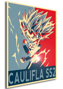Poster Propaganda Dragon Ball Caulifla SS2