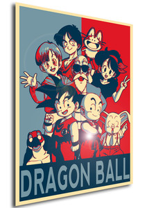 Poster Propaganda Dragon Ball Characters