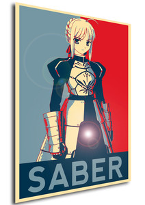 Poster Propaganda Fate Stay Night Saber