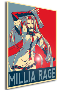 Poster Propaganda Guilty Gear Millia Rage