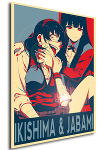 Poster Propaganda Kakegurui Ikishima & Jabami