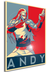 Poster Propaganda King of Fighters Andy Bogart