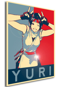 Poster Propaganda King of Fighters Yuri Sakazaki