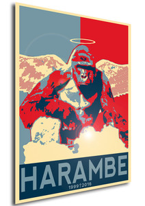 Poster Propaganda Meme Harambe Poster Propaganda Meme Harambe