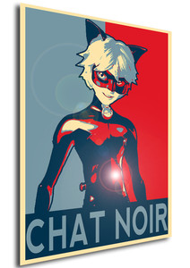 Poster Propaganda Miraculous Chat Noir