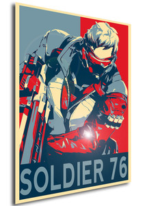 Poster Propaganda Overwatch Soldier 76 2