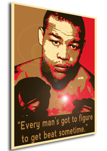 Poster Propaganda Quotes Great Boxers Joe Louis