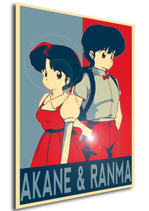 Poster Propaganda Ranma Akane & Ranma Poster Propaganda Ranma Akane & Ranma
