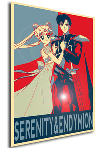 Poster Propaganda Sailor Moon Serenity & Endymion Poster Propaganda Sailor Moon Serenity & Endymion