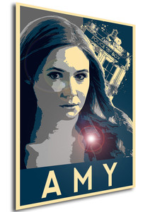 Poster Propaganda Sci-Fi Doctor Who Amy Poster Propaganda Sci-Fi Doctor Who Amy