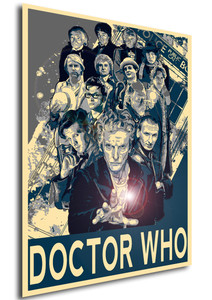 Poster Propaganda Sci-Fi Doctor Who Characters Poster Propaganda Sci-Fi Doctor Who Characters