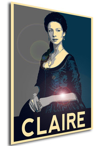 Poster Propaganda Sci-Fi Outlander Claire Poster Propaganda Sci-Fi Outlander Claire