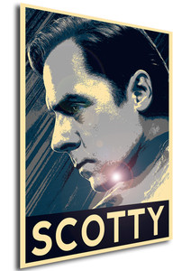 Poster Propaganda Sci-Fi Star Trek Scotty Poster Propaganda Sci-Fi Star Trek Scotty