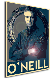 Poster Propaganda Sci-Fi Stargate O'neill Poster Propaganda Sci-Fi Stargate O'neill