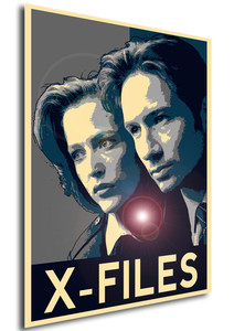 Poster Propaganda Sci-Fi X-Files Scully & Mulder Poster Propaganda Sci-Fi X-Files Scully & Mulder
