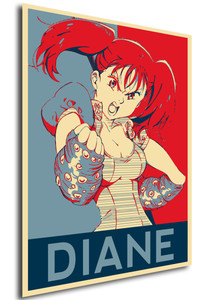 Poster Propaganda Seven Deadly Sins Diane Poster Propaganda Seven Deadly Sins Diane