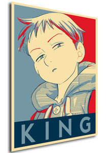 Poster Propaganda Seven Deadly Sins King Poster Propaganda Seven Deadly Sins King
