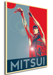 Poster Propaganda Slam Dunk Mitsui Poster Propaganda Slam Dunk Mitsui