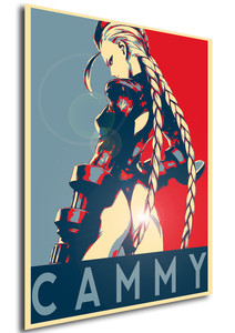 Poster Propaganda Street Fighter Cammy V Poster Propaganda Street Fighter Cammy V