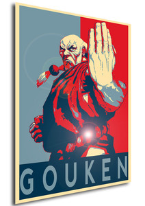 Poster Propaganda Street Fighter Gouken Poster Propaganda Street Fighter Gouken