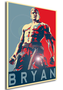 Poster Propaganda Tekken Bryan Fury Poster Propaganda Tekken Bryan Fury