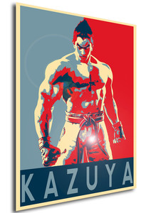 Poster Propaganda Tekken Kazuya Mishima Poster Propaganda Tekken Kazuya Mishima