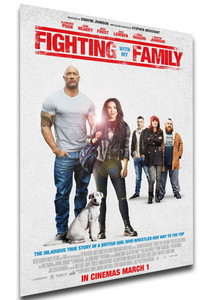 Poster - Locandina - fighting with my family - una famiglia al tappeto variant 1 Poster - Locandina - fighting with my family - una famiglia al tappeto variant 1