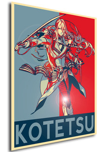 Poster Propaganda Touken Ranbu Hachisuka Kotetsu Poster Propaganda Touken Ranbu Hachisuka Kotetsu
