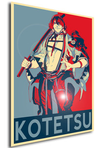 Poster Propaganda Touken Ranbu Nagasone Kotetsu Poster Propaganda Touken Ranbu Nagasone Kotetsu